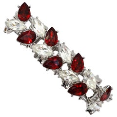 Bracelet en strass Yves Saint Laurent des années 1990