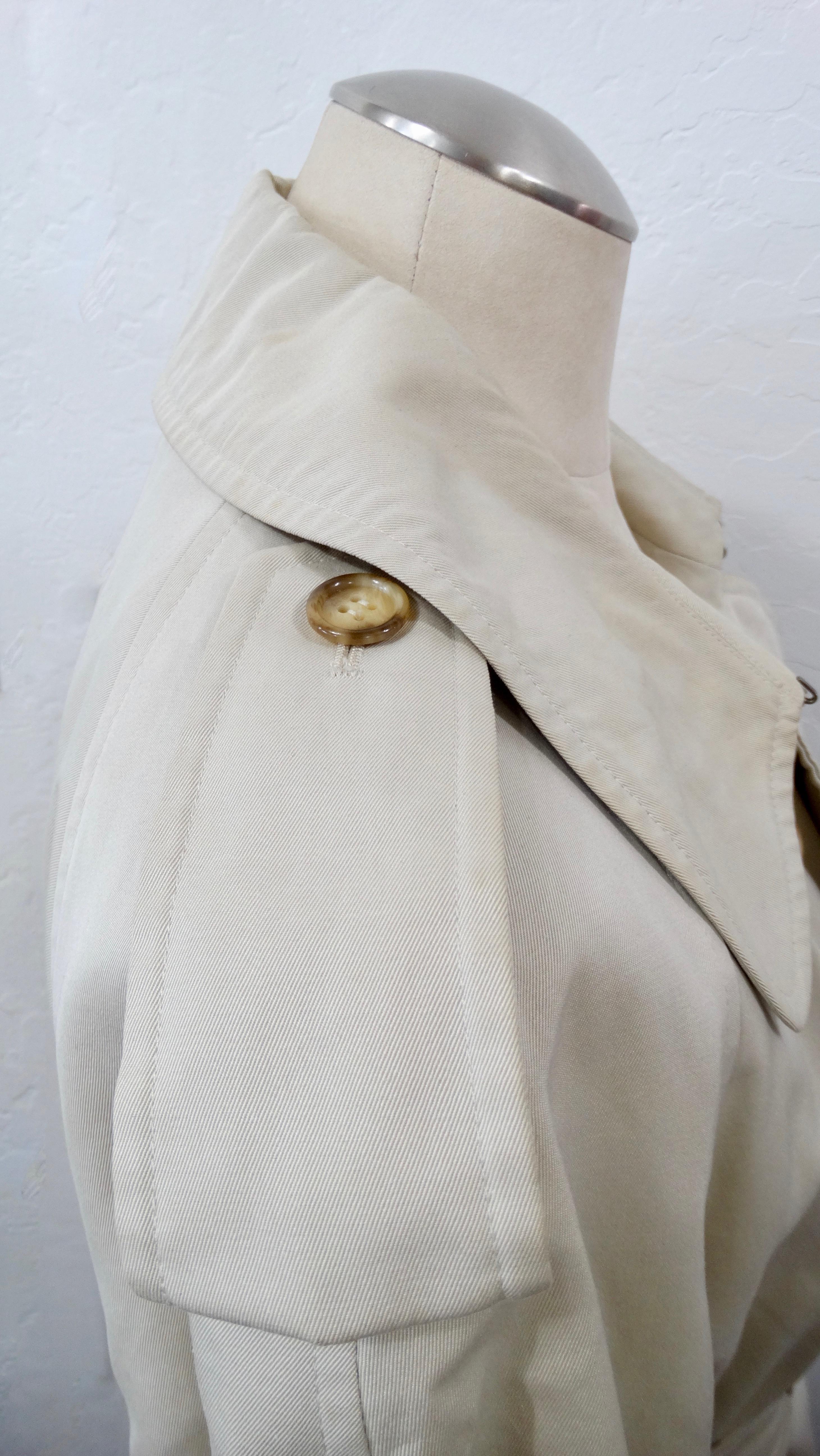 Yves Saint Laurent 1990s Trench Coat For Sale at 1stDibs | trench coat ...