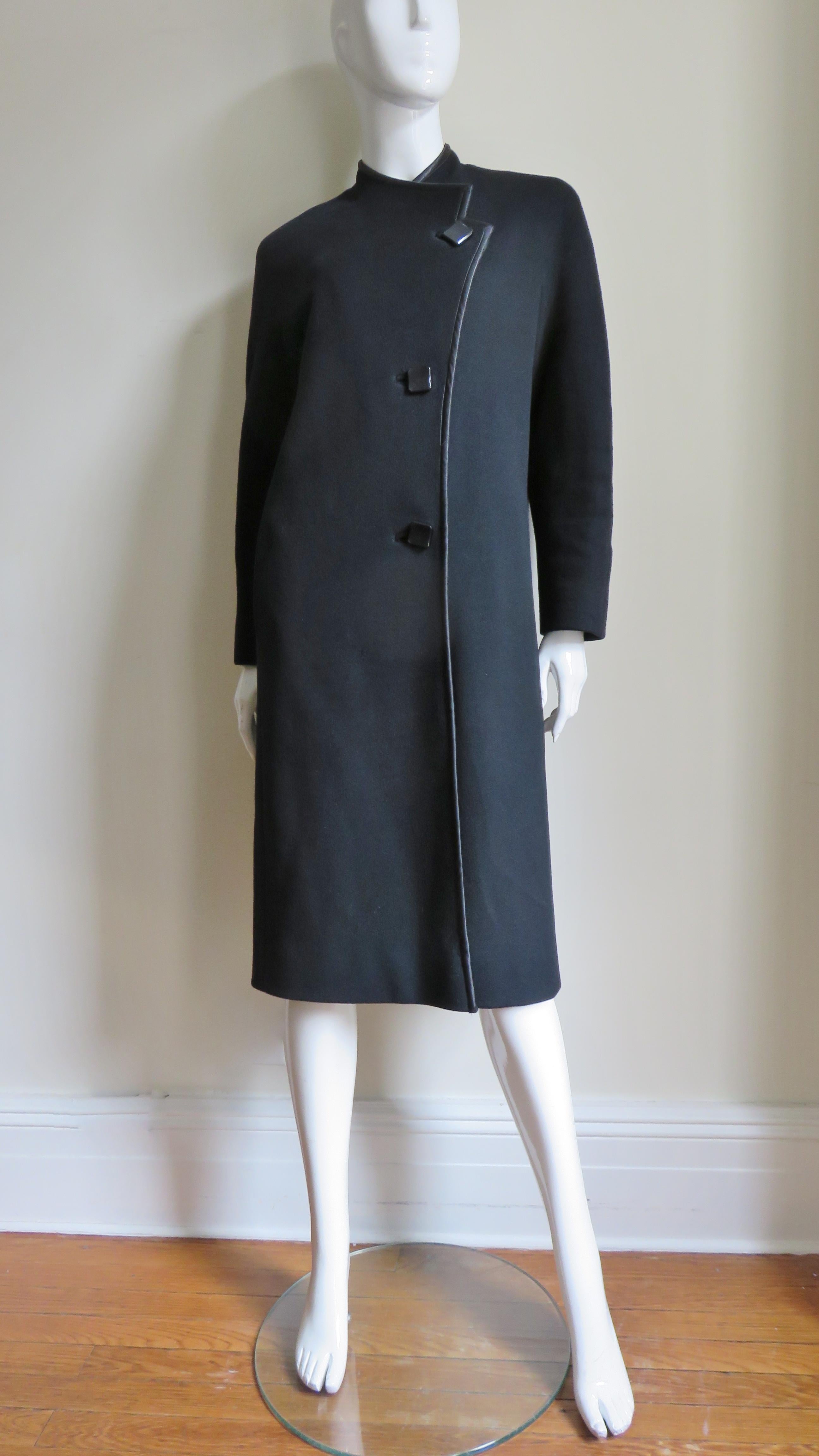 Women's  Zandra Rhodes Asymmetric Closing Coat