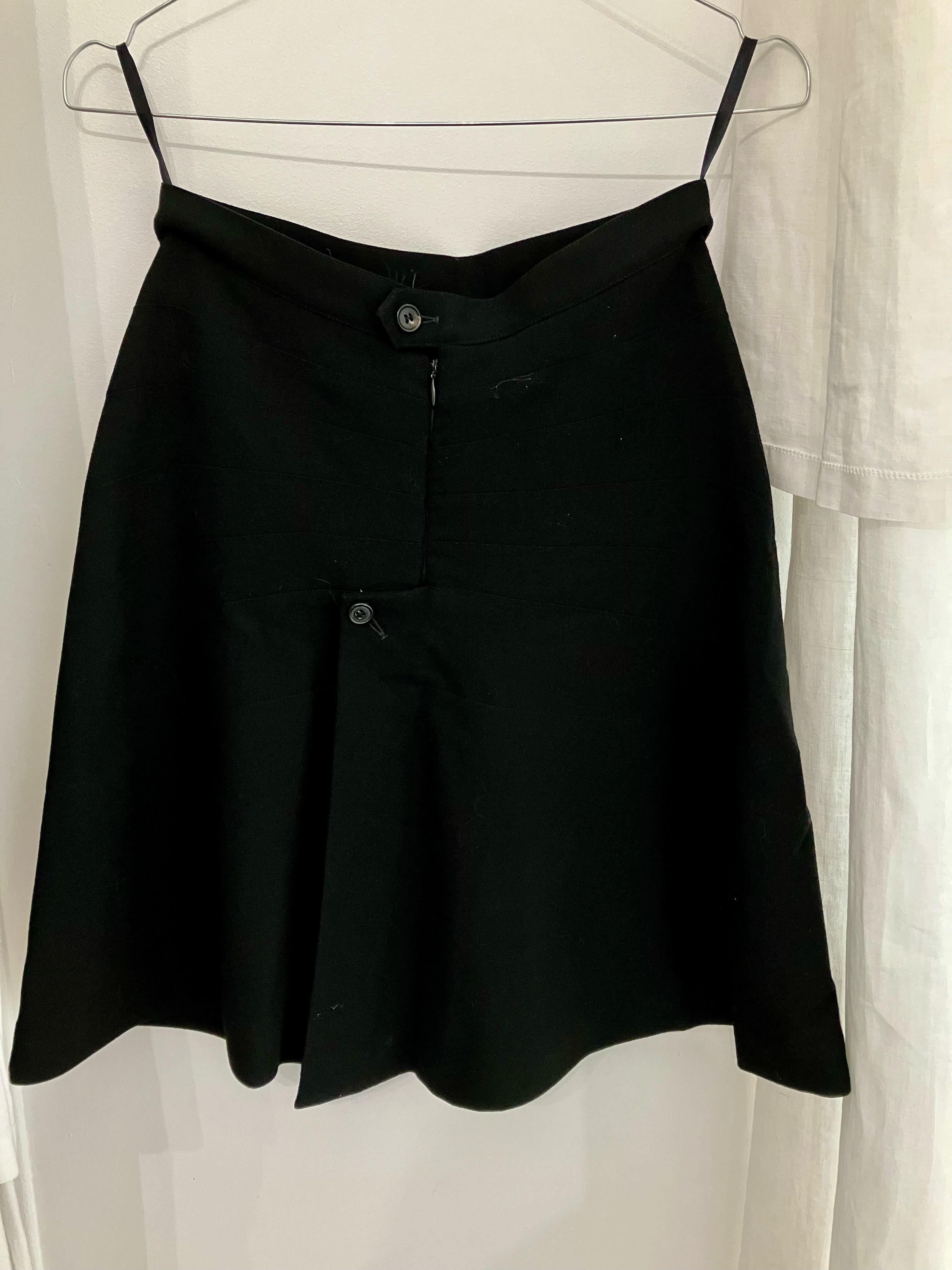 1991 Alaia Black Skirt Suit Butterflies Tribute to Elsa Schiaparelli  For Sale 7