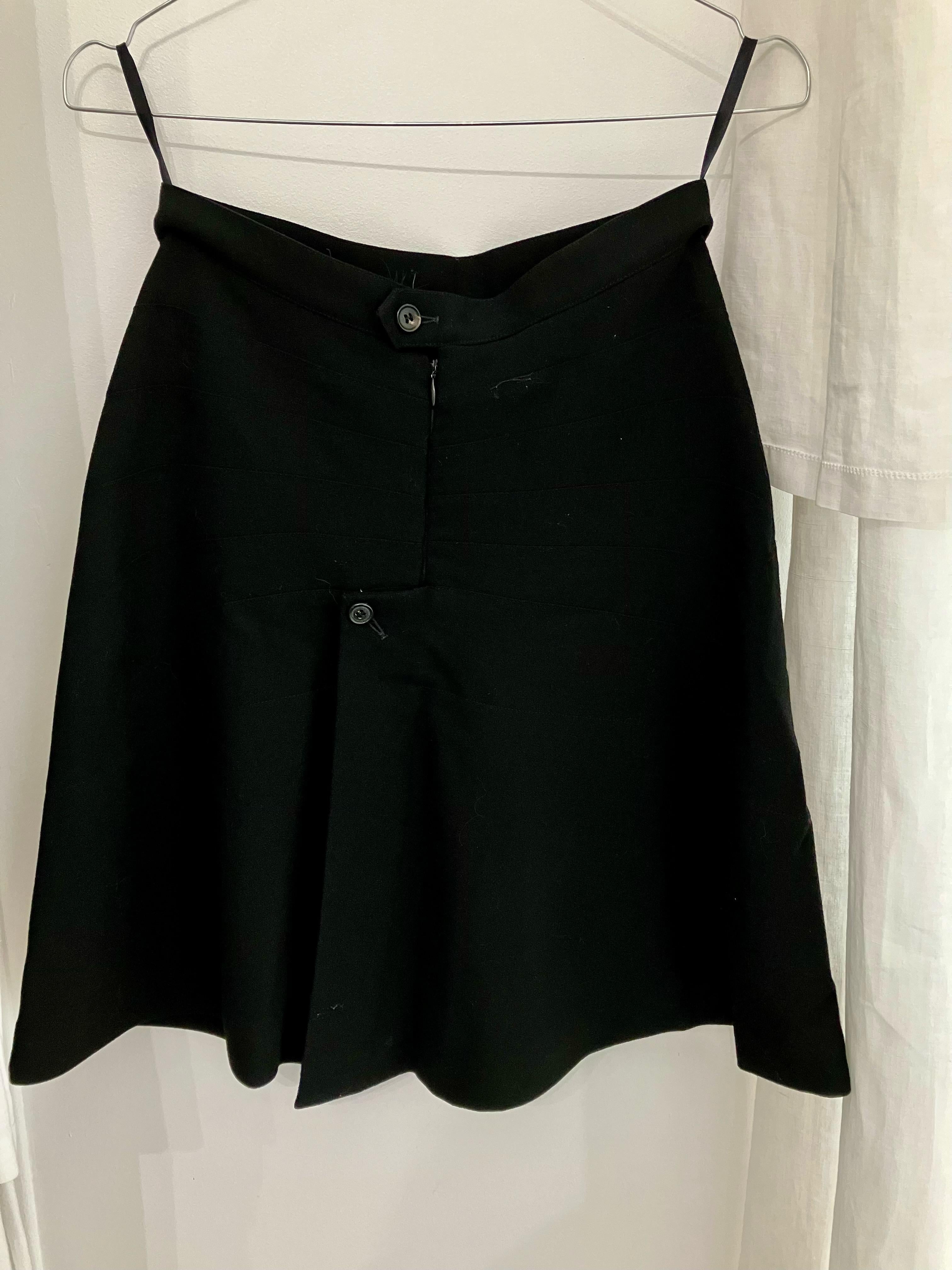 1991 Alaia Black Skirt Suit Butterflies Tribute to Elsa Schiaparelli For Sale 9