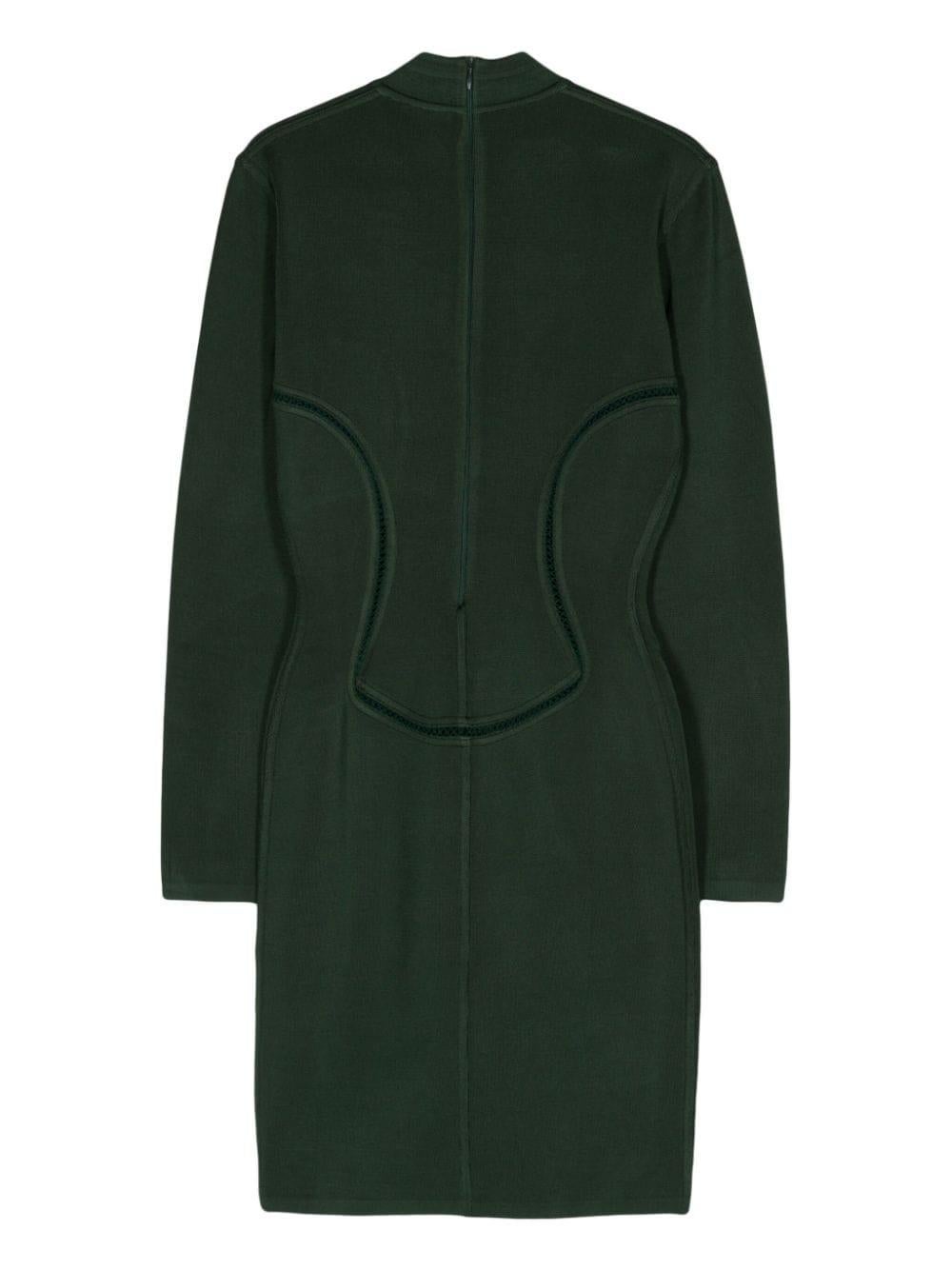 1991 Alaia Bodycon-Strick-Kleid in Grün im Zustand „Gut“ im Angebot in Paris, FR