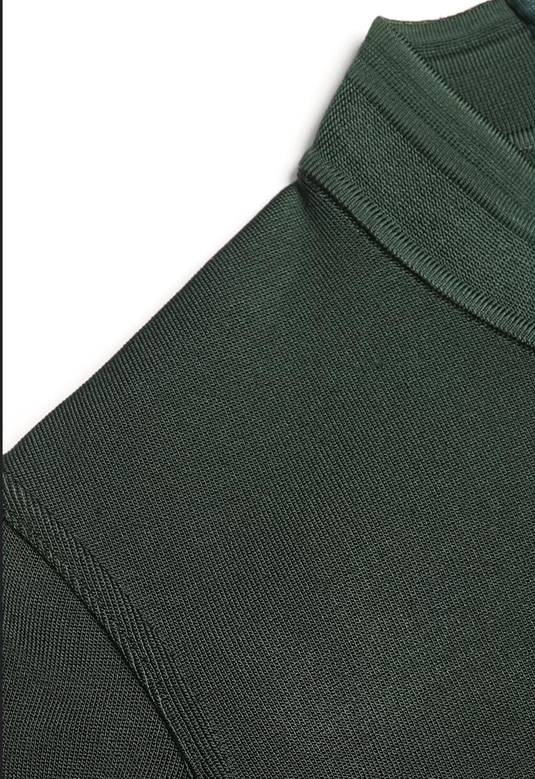 1991 Alaia Bodycon-Strick-Kleid in Grün Damen im Angebot