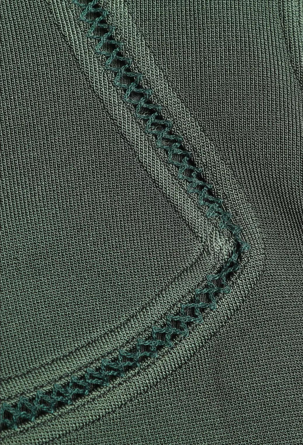 1991 Alaia Bodycon-Strick-Kleid in Grün im Angebot 1
