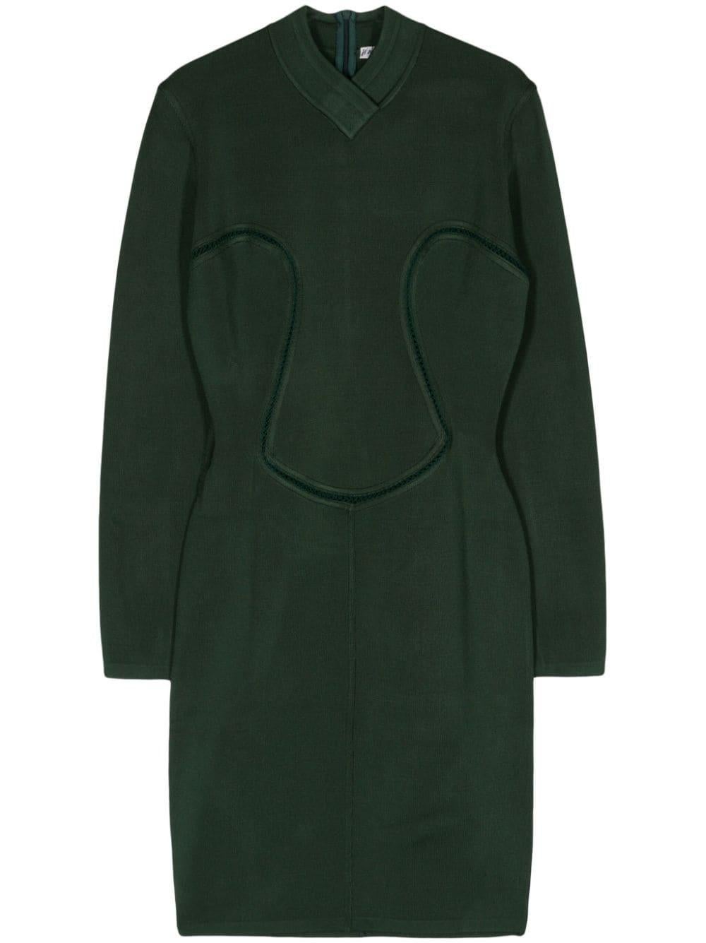 1991 Alaia Bodycon-Strick-Kleid in Grün im Angebot 3