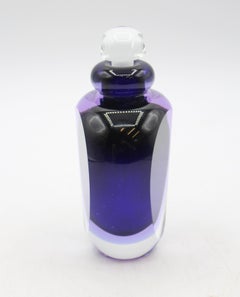 1991 American Signed and Dated James Clarke Glass Perfume Bottle