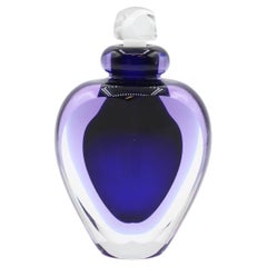 1991 American Signed and Dated James Clarke Glass Perfume Bottle