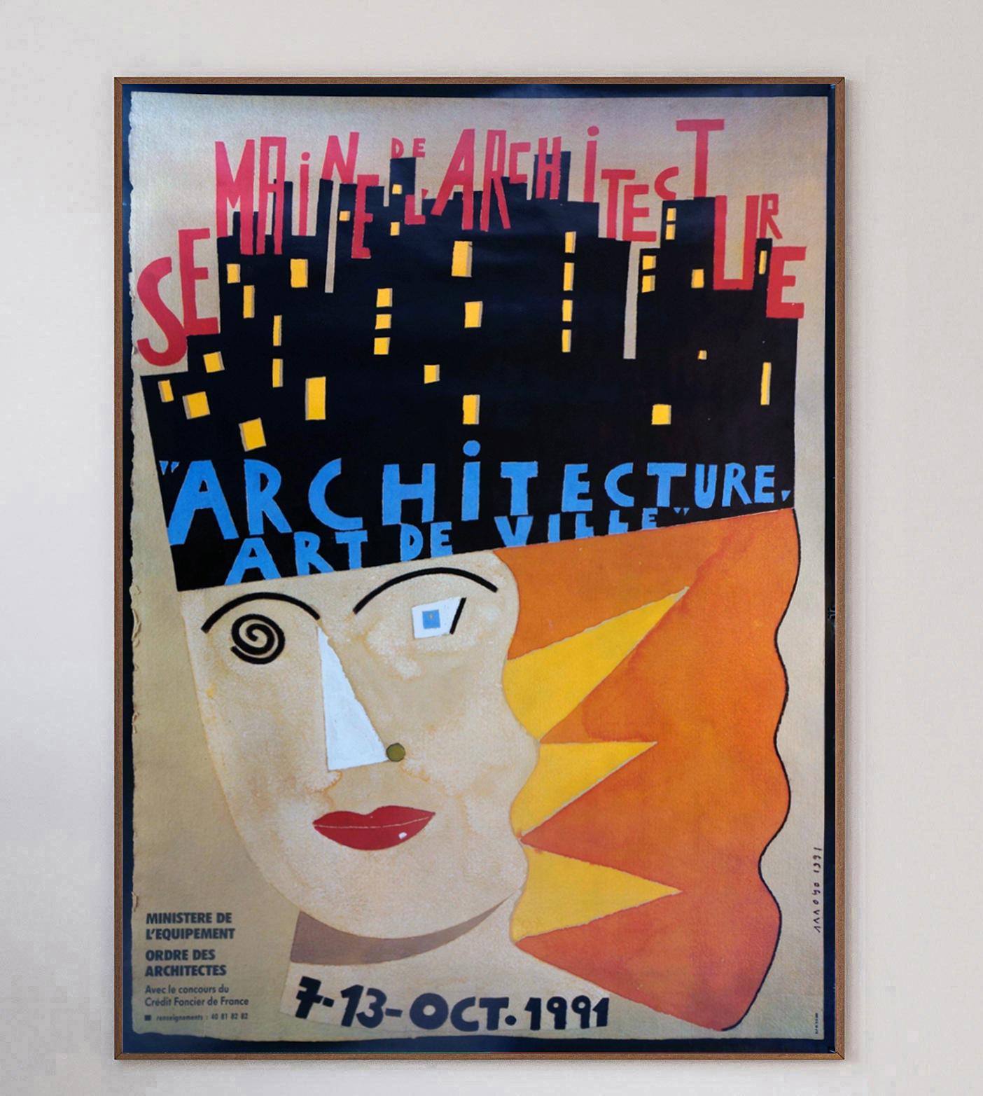 Stunning poster with artwork from the great Spanish painter Eduardo Arroyo. The poster 