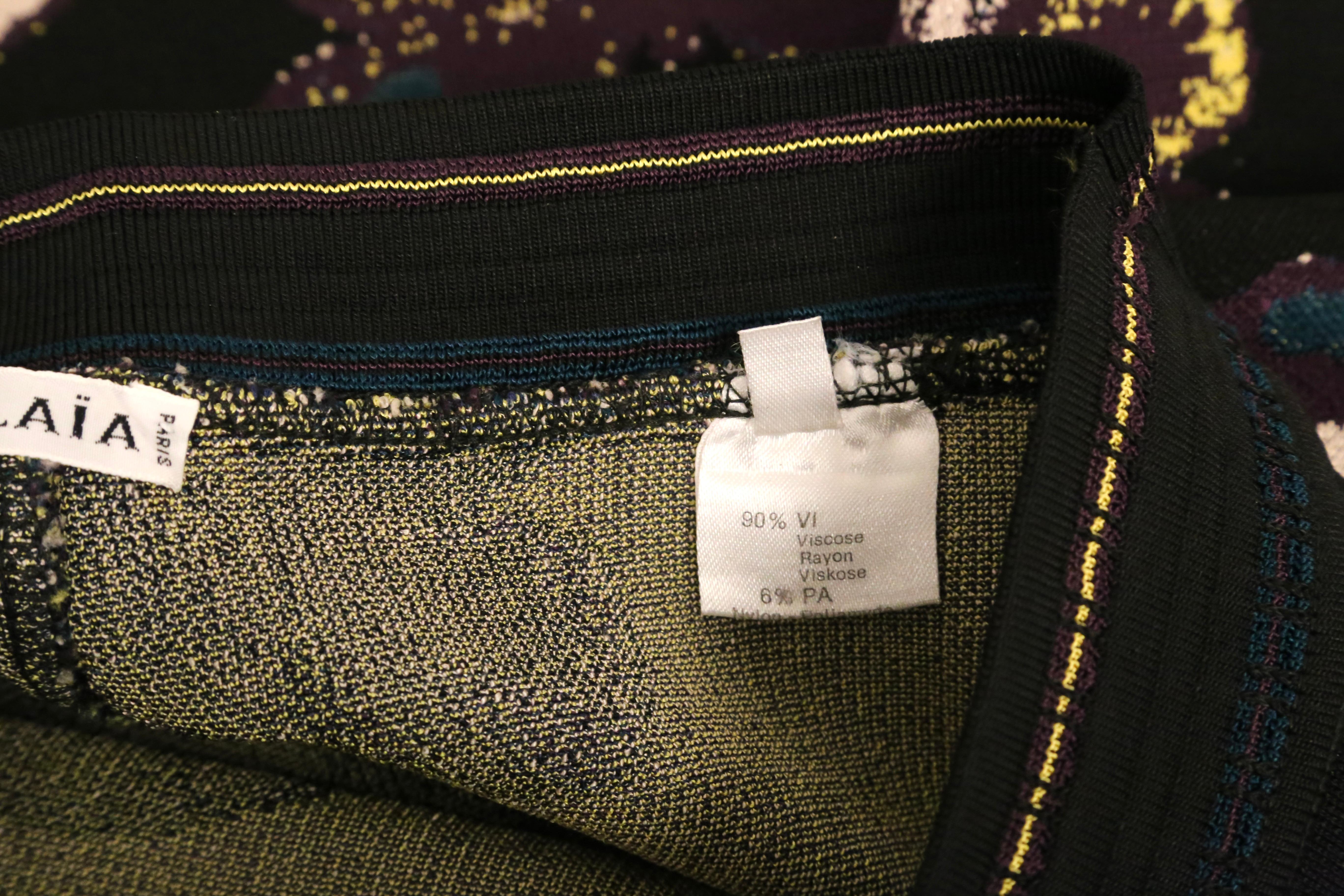 AZZEDINE ALAÏA leggings avec motif papillon 1991 en vente 6
