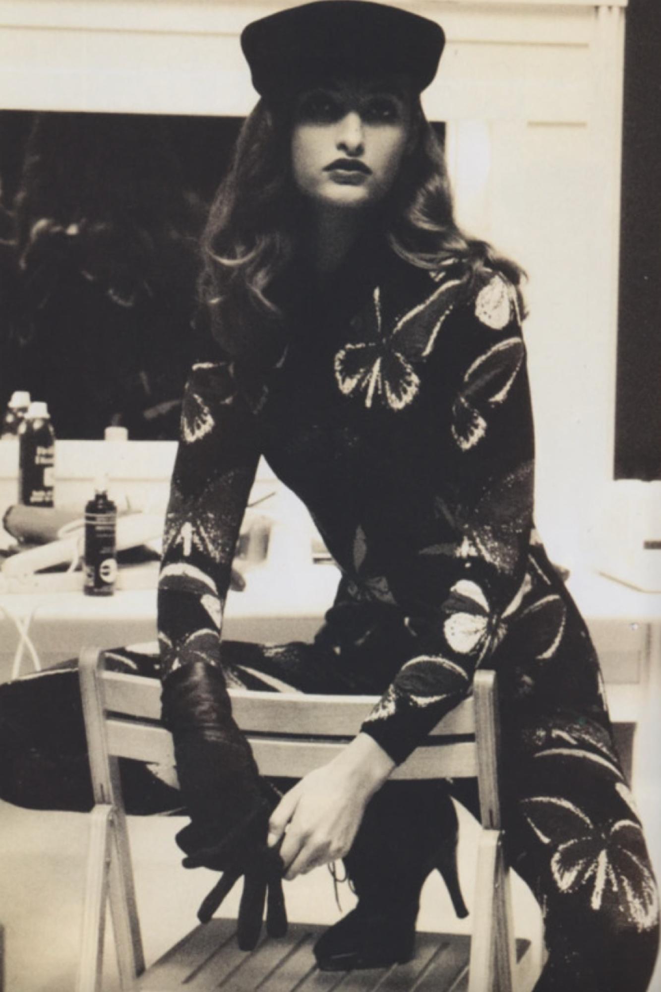 AZZEDINE ALAÏA leggings avec motif papillon 1991 en vente 9