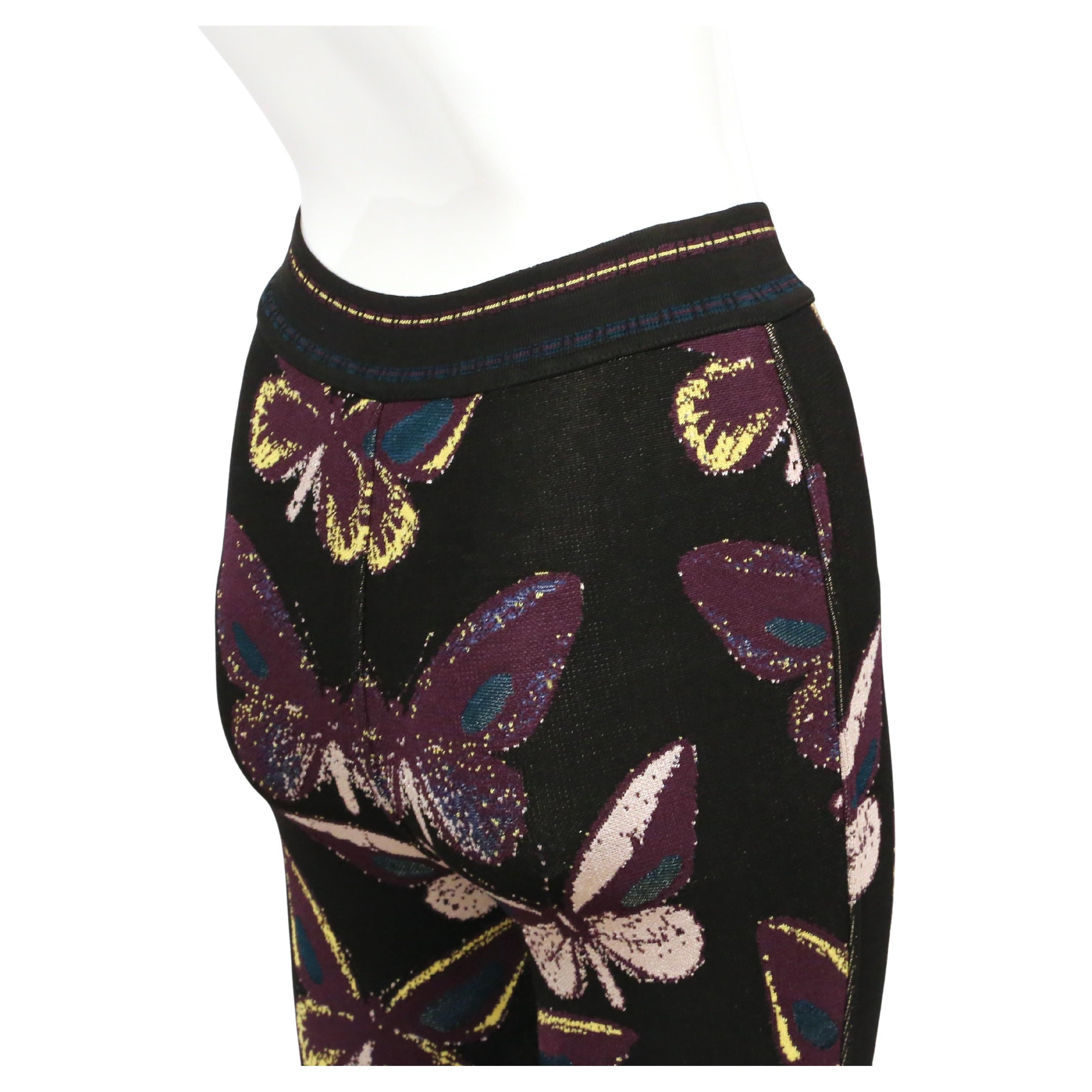 AZZEDINE ALAÏA leggings avec motif papillon 1991 en vente 4