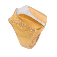 1991 Björn Weckstrom for Lapponia Gold and Platinum Ring