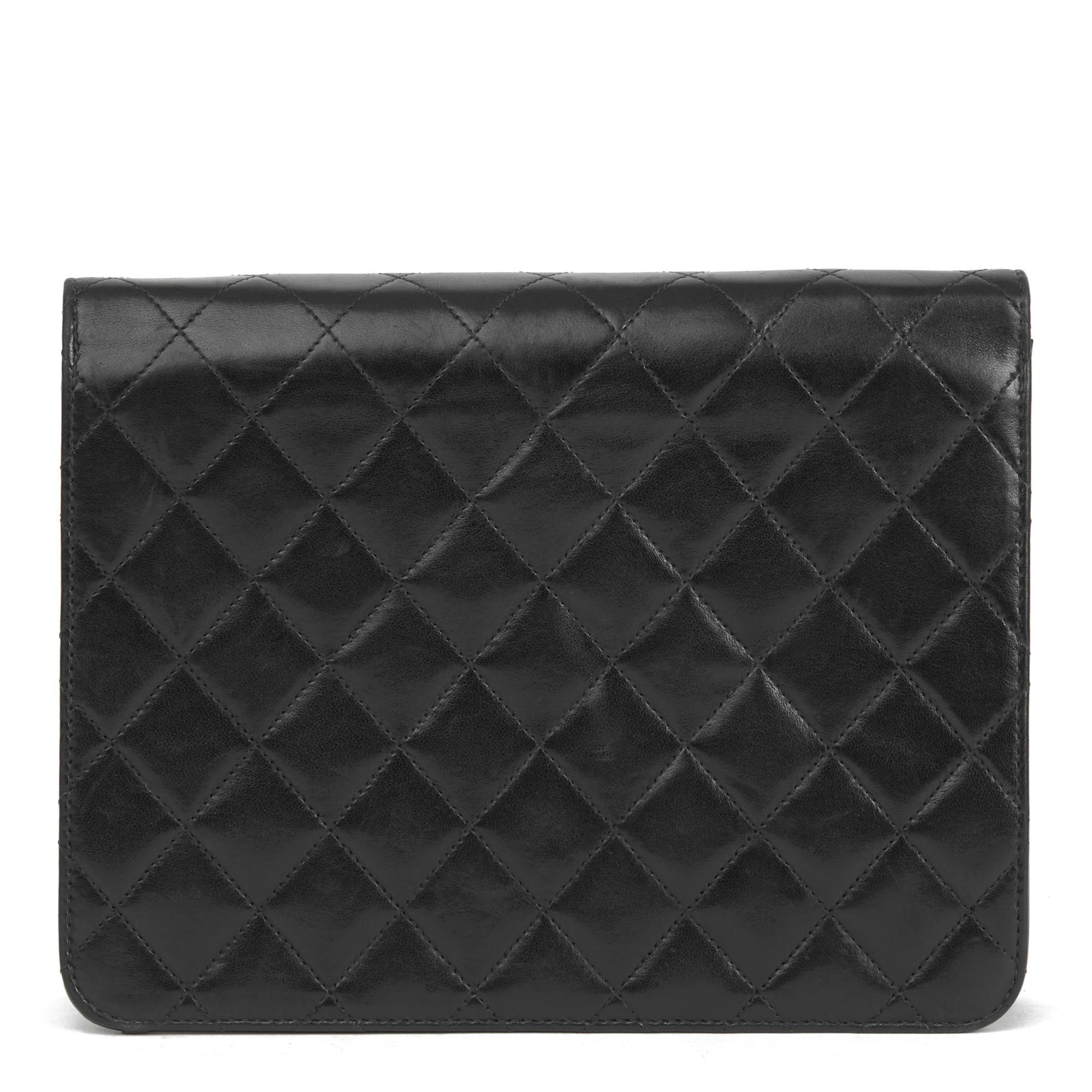 1991 Chanel Black Quilted Lambskin Vintage Small Classic Single Flap Bag In Excellent Condition In Bishop's Stortford, Hertfordshire