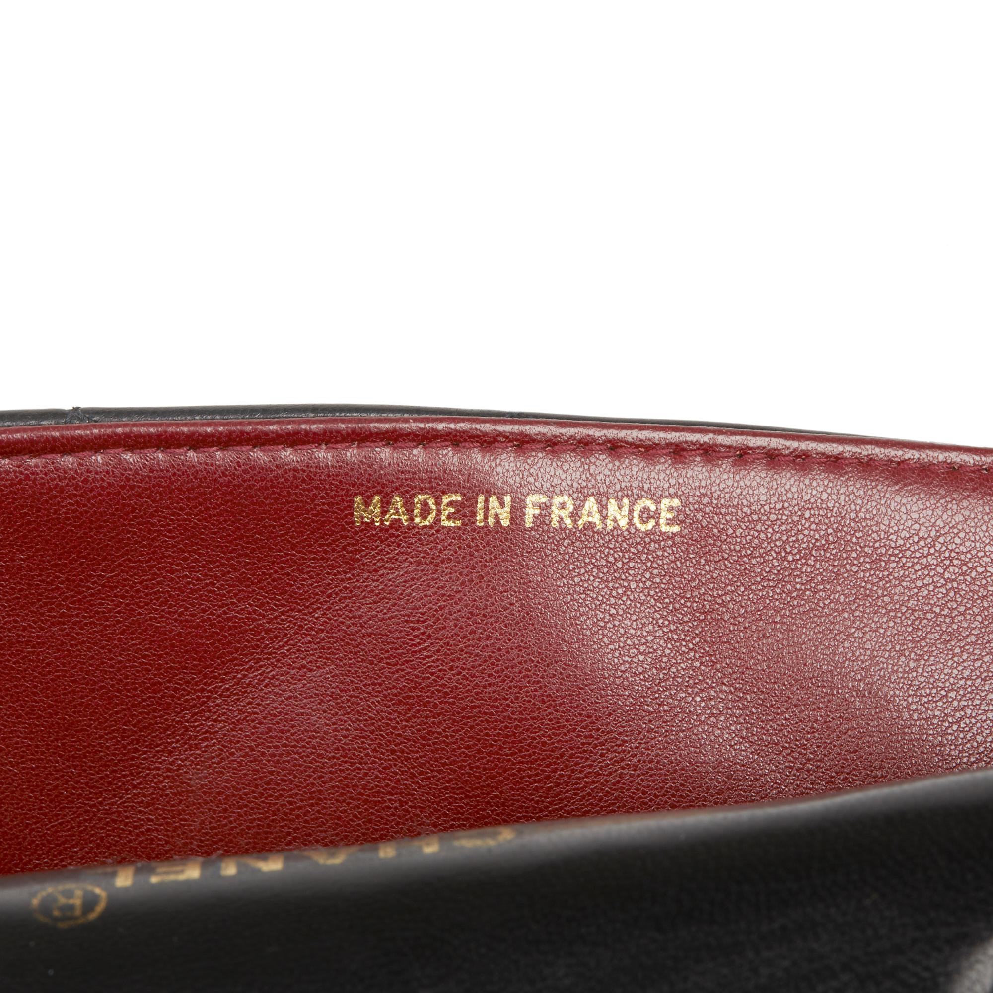 1991 Chanel Black Quilted Lambskin VIntage Small Diana Classic Single Flap 4