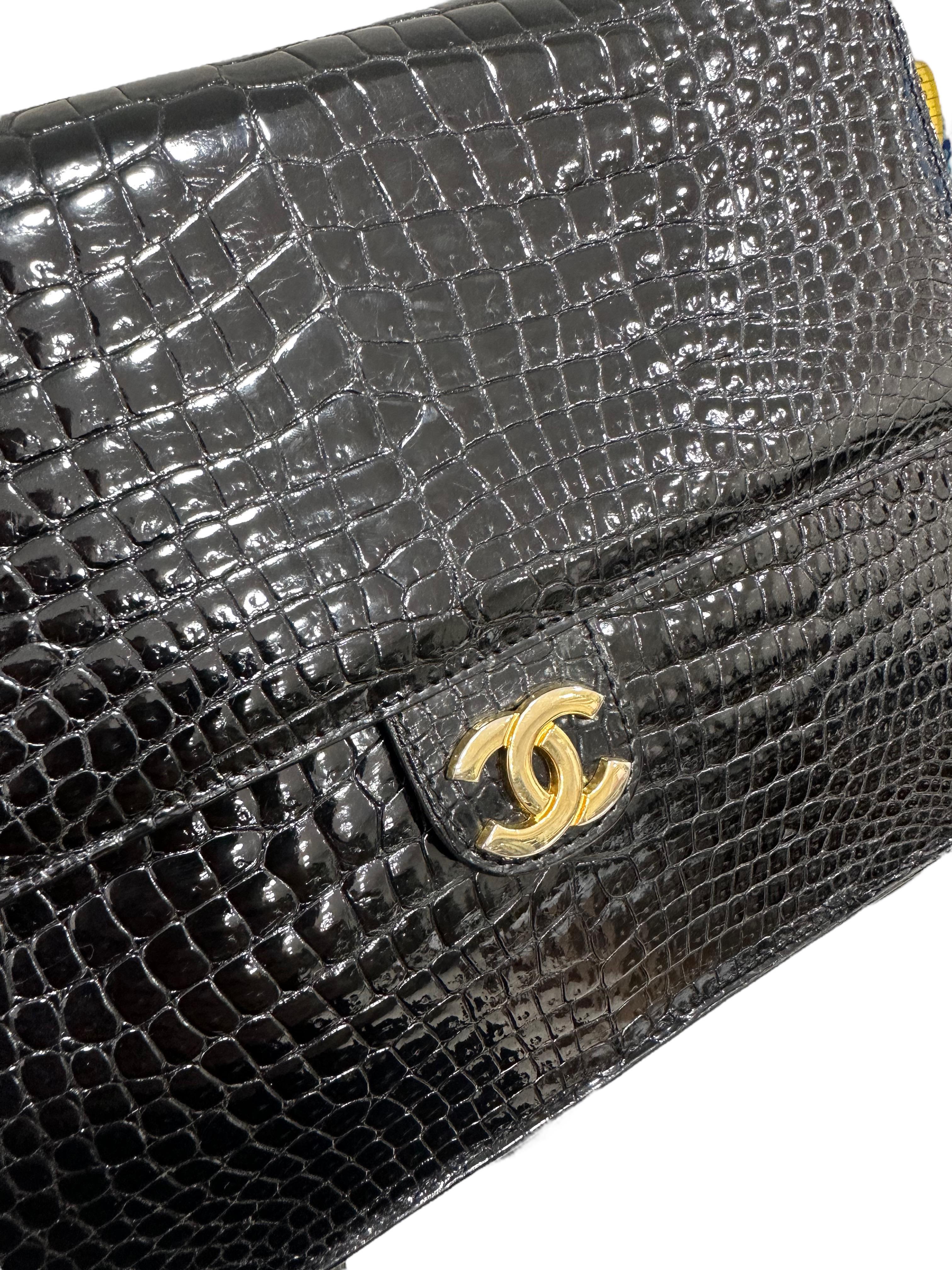 1991 Chanel Timeless Vintage Cocco Borsa a Spalla Pour femmes en vente