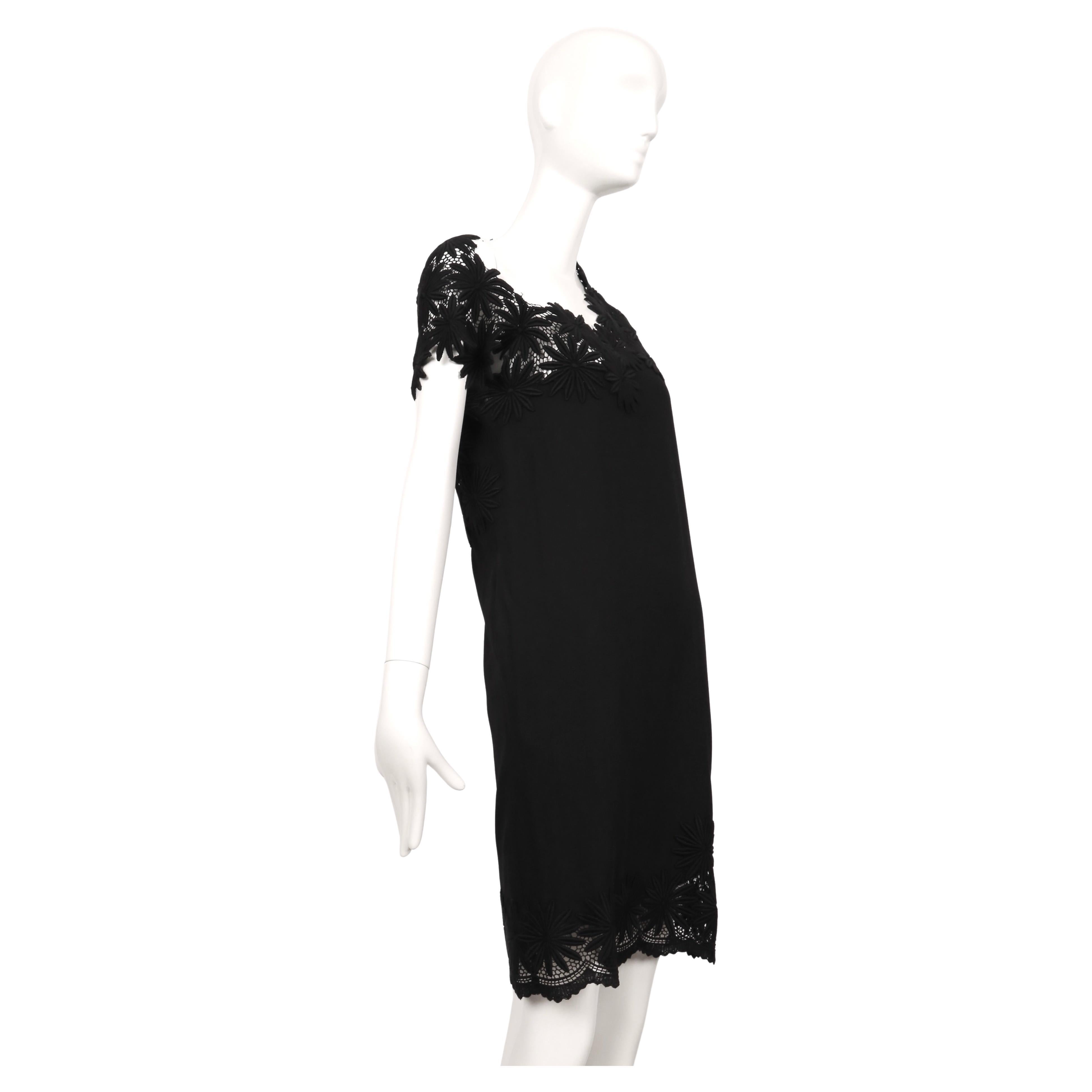 1991 COMME DES GARCONS schwarzes besticktes Spitzenkleid RUNWAY im Zustand „Gut“ im Angebot in San Fransisco, CA