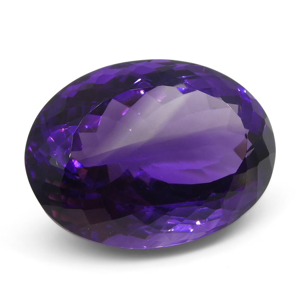 19.91 ct Oval Amethyst In New Condition For Sale In Toronto, Ontario
