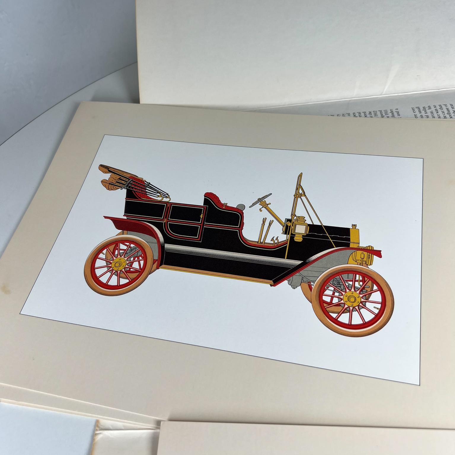 1991 Decorative Antique Automobile Prints Portfolio of 6 Clarence P. Hornung 3
