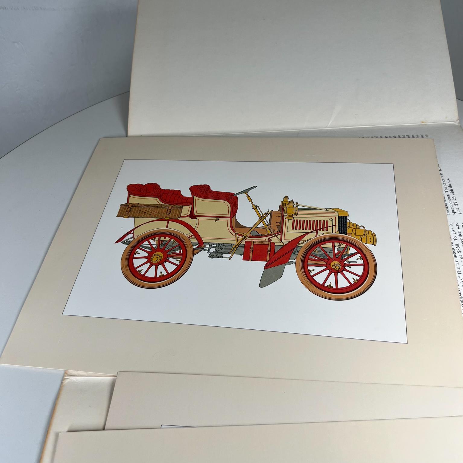 1991 Decorative Antique Automobile Prints Portfolio of 6 Clarence P. Hornung 7