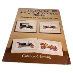 1991 Decorative Antique Automobile Prints Portfolio of 6 Clarence P. Hornung