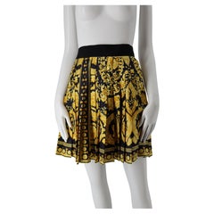 1991 Gianni Versace Couture Baroque Silk Skirt