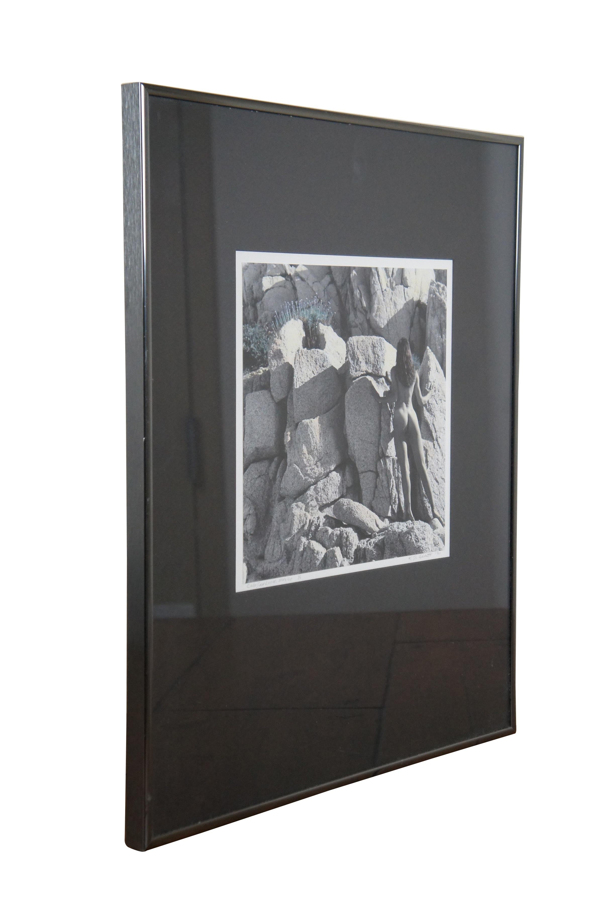 1991 Karen D. Abbott Cabo San Lucas Mexico Black & White Nude Photograph 20