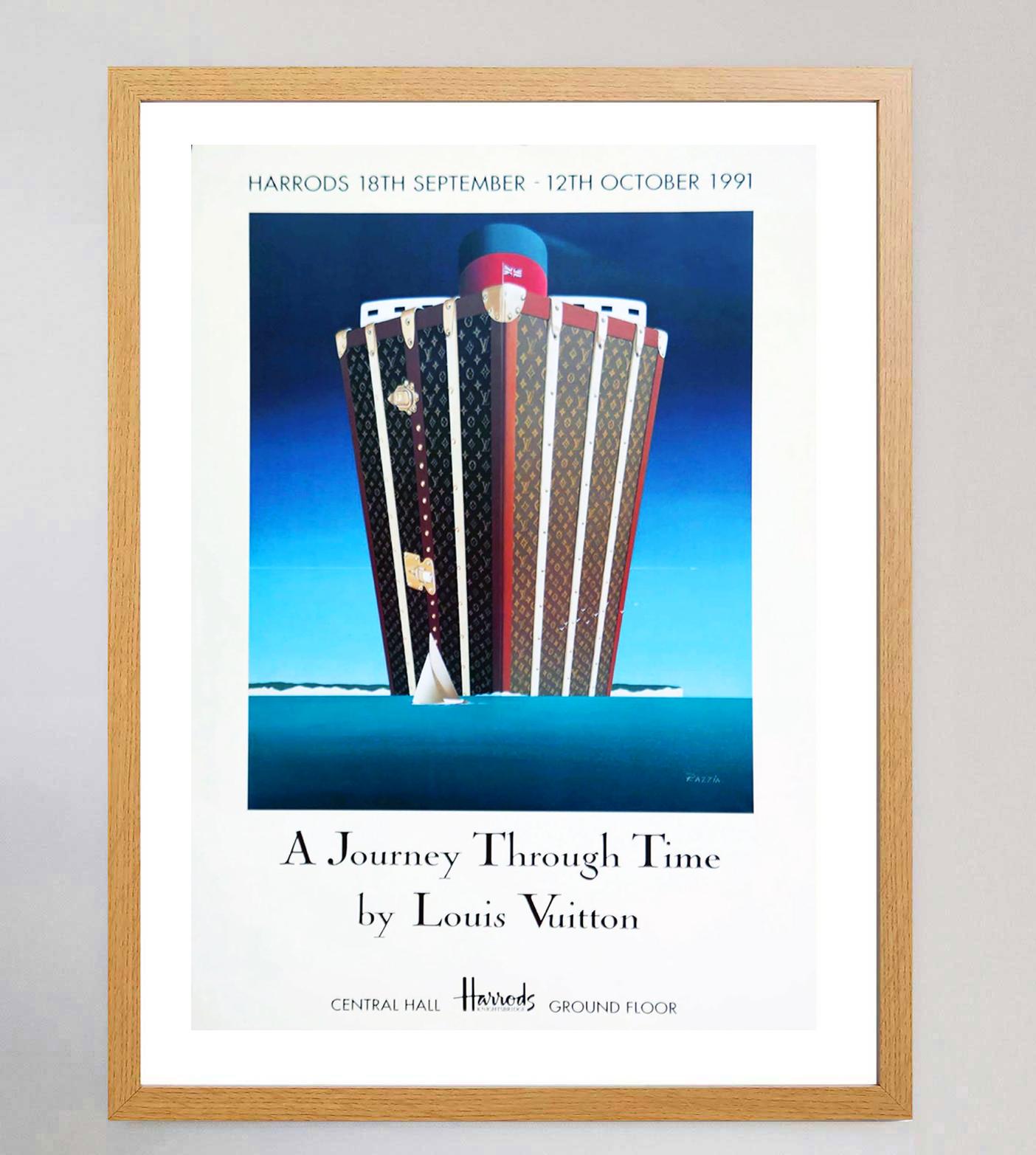 French 1991 Louis Vuitton - A Journey Through Time Original Vintage Poster For Sale