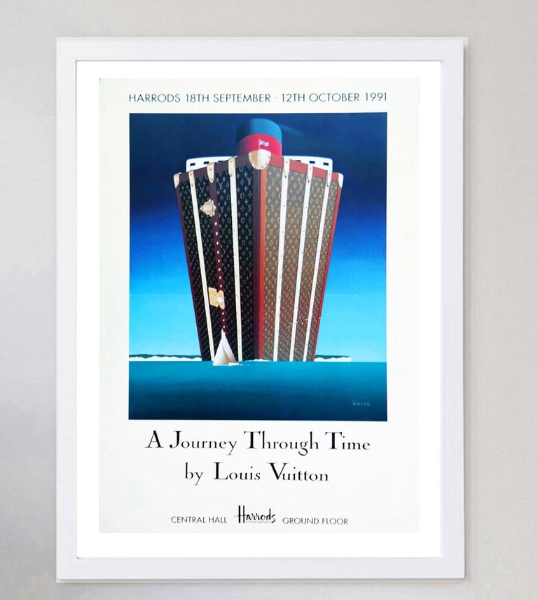 1991 Louis Vuitton - A Journey Through Time Original Vintage Poster For Sale  at 1stDibs