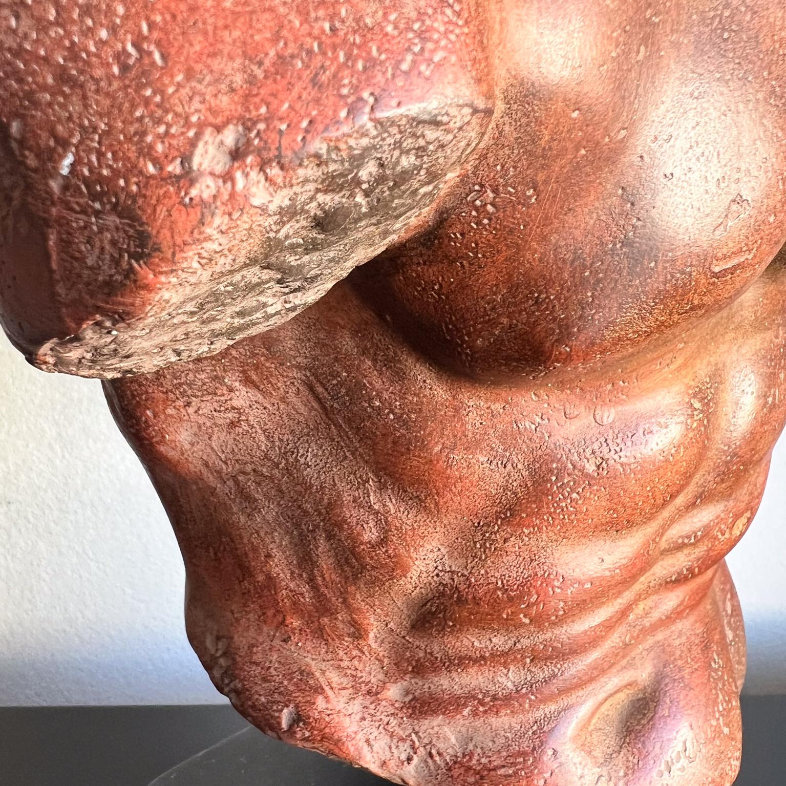 1991 männliche Torso-Skulptur Sergey Eylanbekov Alva Studios im Angebot 6