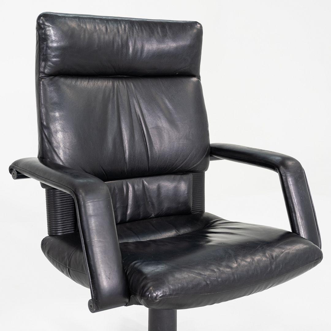 Fin du 20e siècle 1991 Mario Bellini et Dieter Thiel pour Vitra Chaise de bureau Figura en cuir en vente