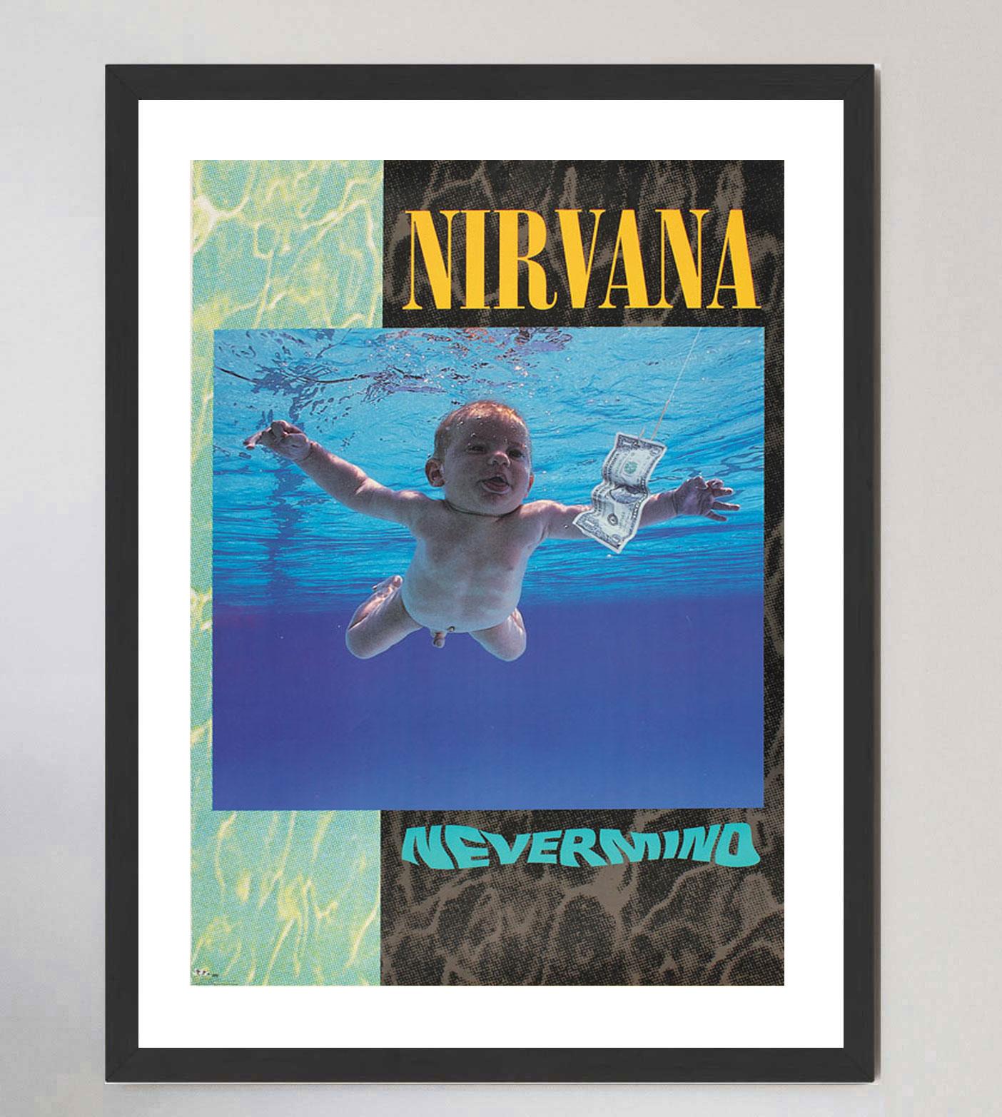 Late 20th Century 1991 Nirvana- Nevermind Original Vintage Poster