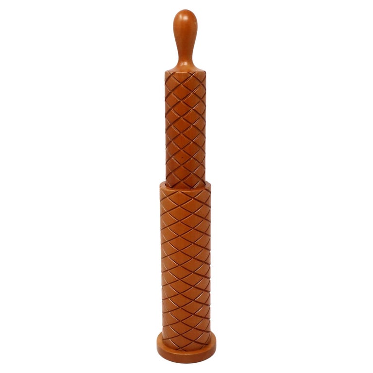 1991 Pearwood Pepper Mill by Andrea Branzi for Alessi