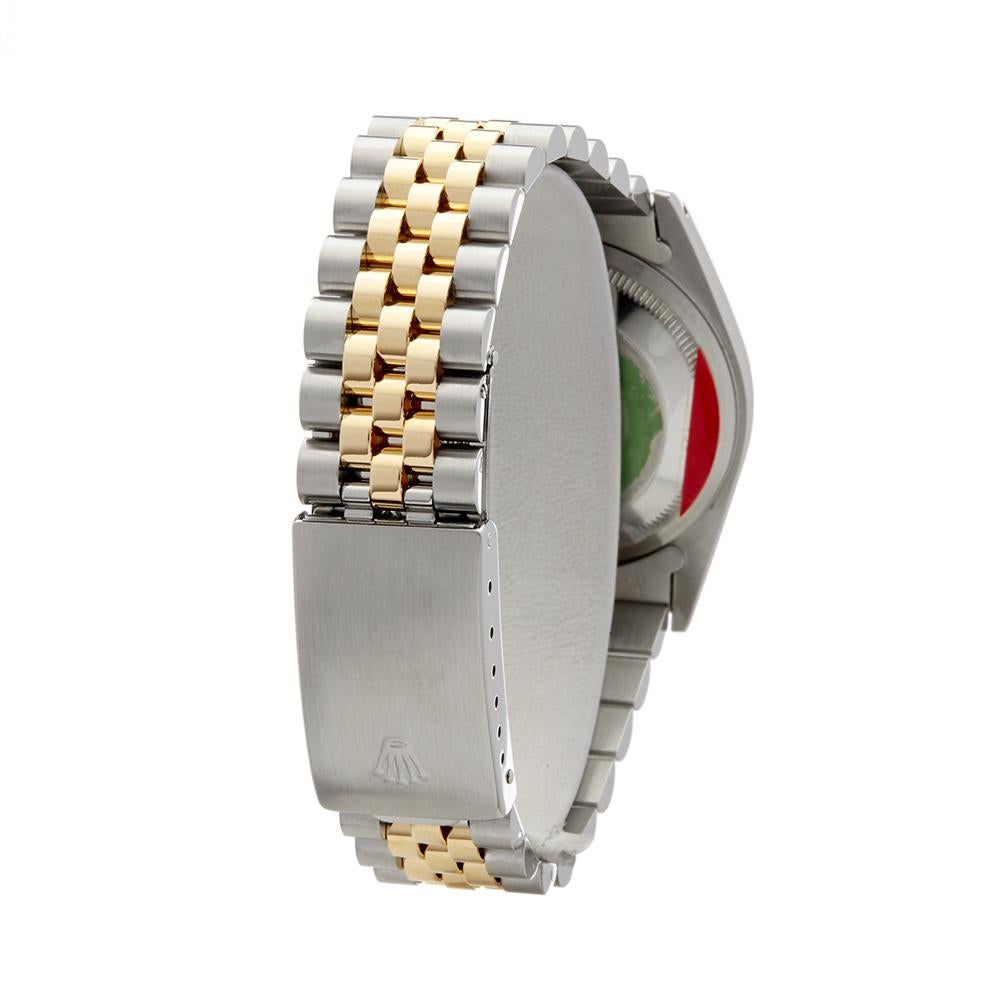 Men's 1991 Rolex Datejust Steel & Yellow Gold 16233 Wristwatch