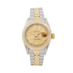 1991 Rolex Datejust Steel & Yellow Gold 69173 Wristwatch