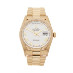 1991 Rolex Day-Date Yellow Gold 18238 Wristwatch