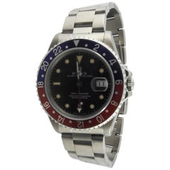 Rolex GMT avec lunette Master Pepsi, montre automatique pour hommes 16700, 1991