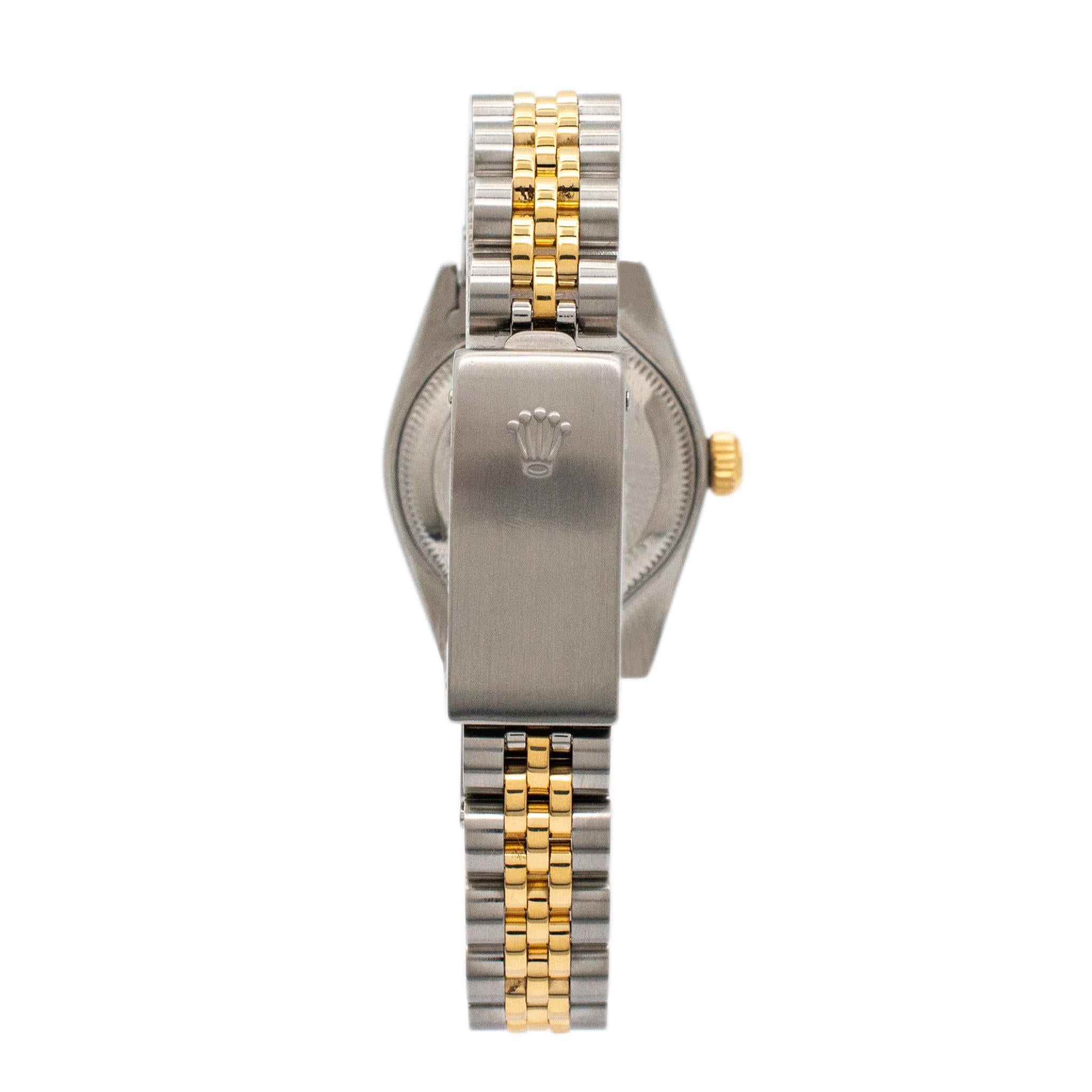 Women's 1991 Rolex Lady Datejust 26MM 69173 Jubilee Yellow Gold Stainless Steel Watch