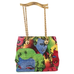 1991 Versace Marilyn Monroe James Dean Warhol bag at 1stDibs