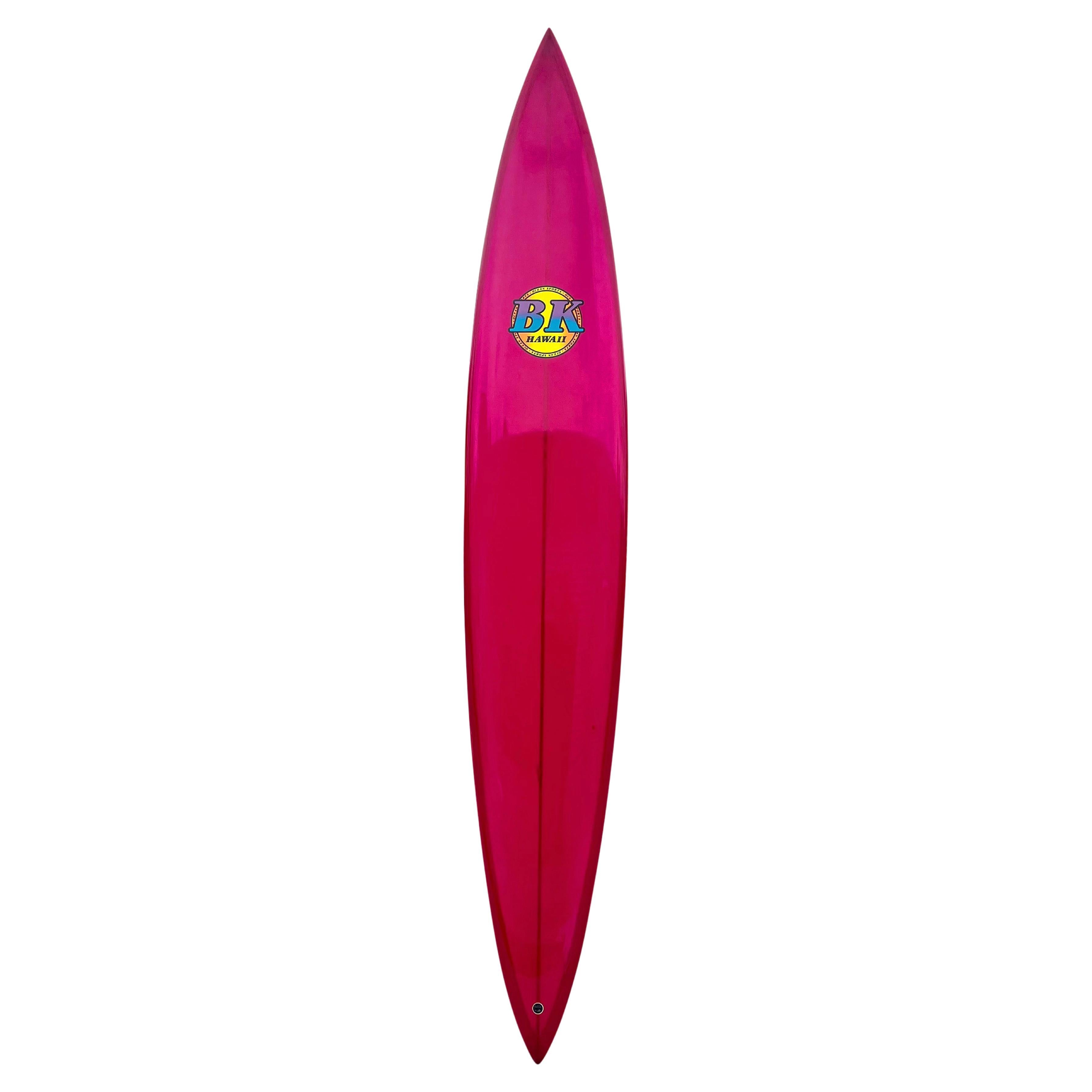 1991 Vintage BK Hawaii Big Wave Surfboard by Barry Kanaiaupuni