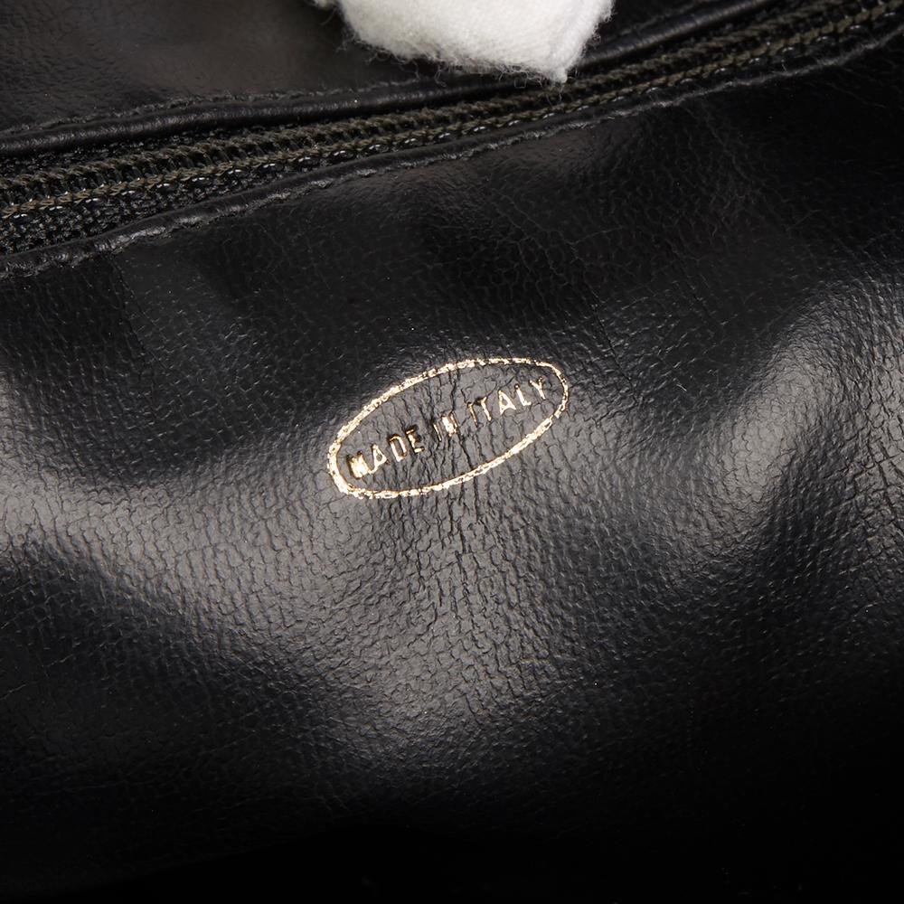1991b Chanel Black Quilted Lambskin Vintage Timeless Charm Camera Bag  4
