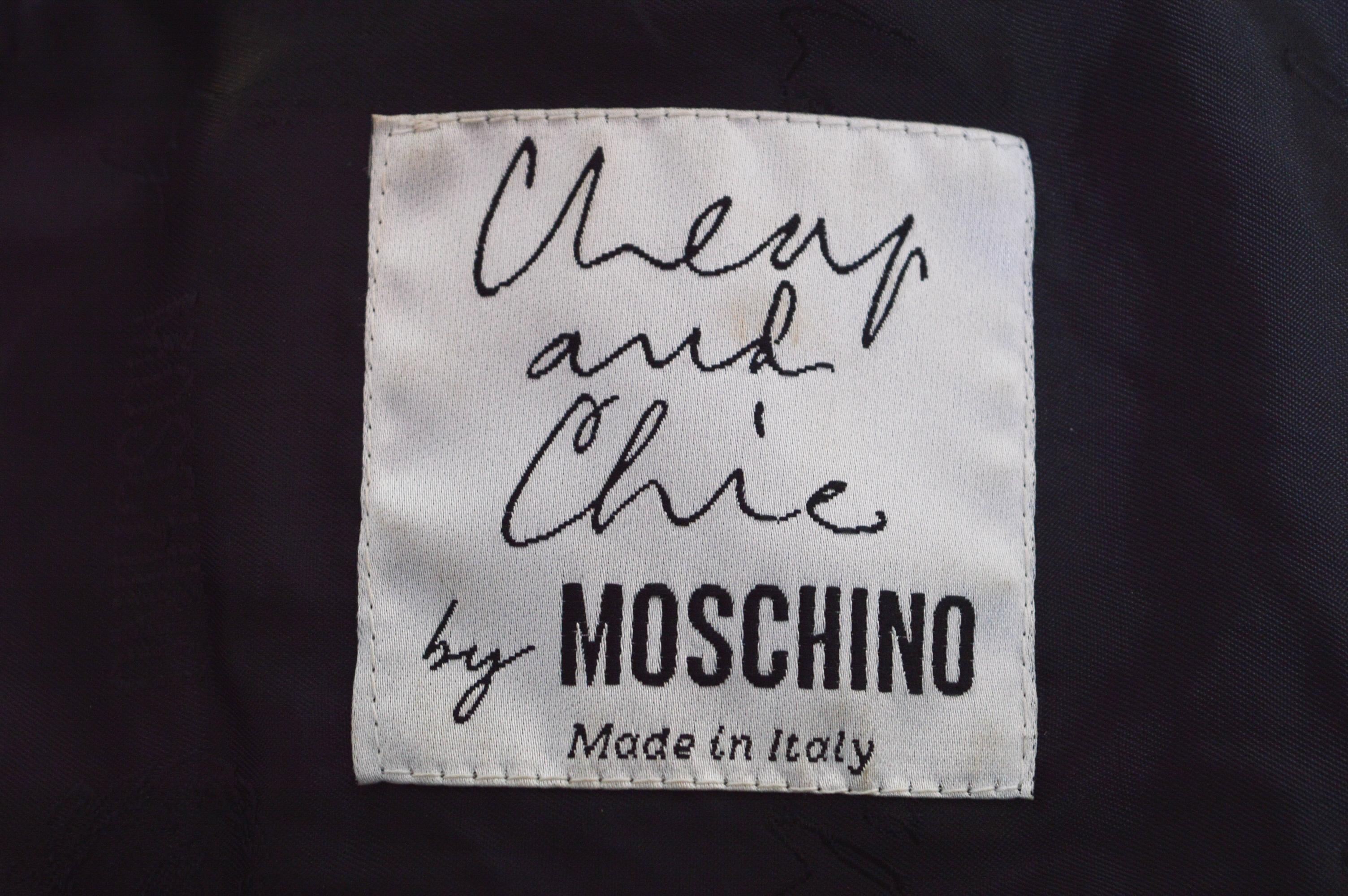Women's 1992 Ab Fab Vintage Franco Moschino Colourful Satin Jigsaw Puzzle Bomber Jacket