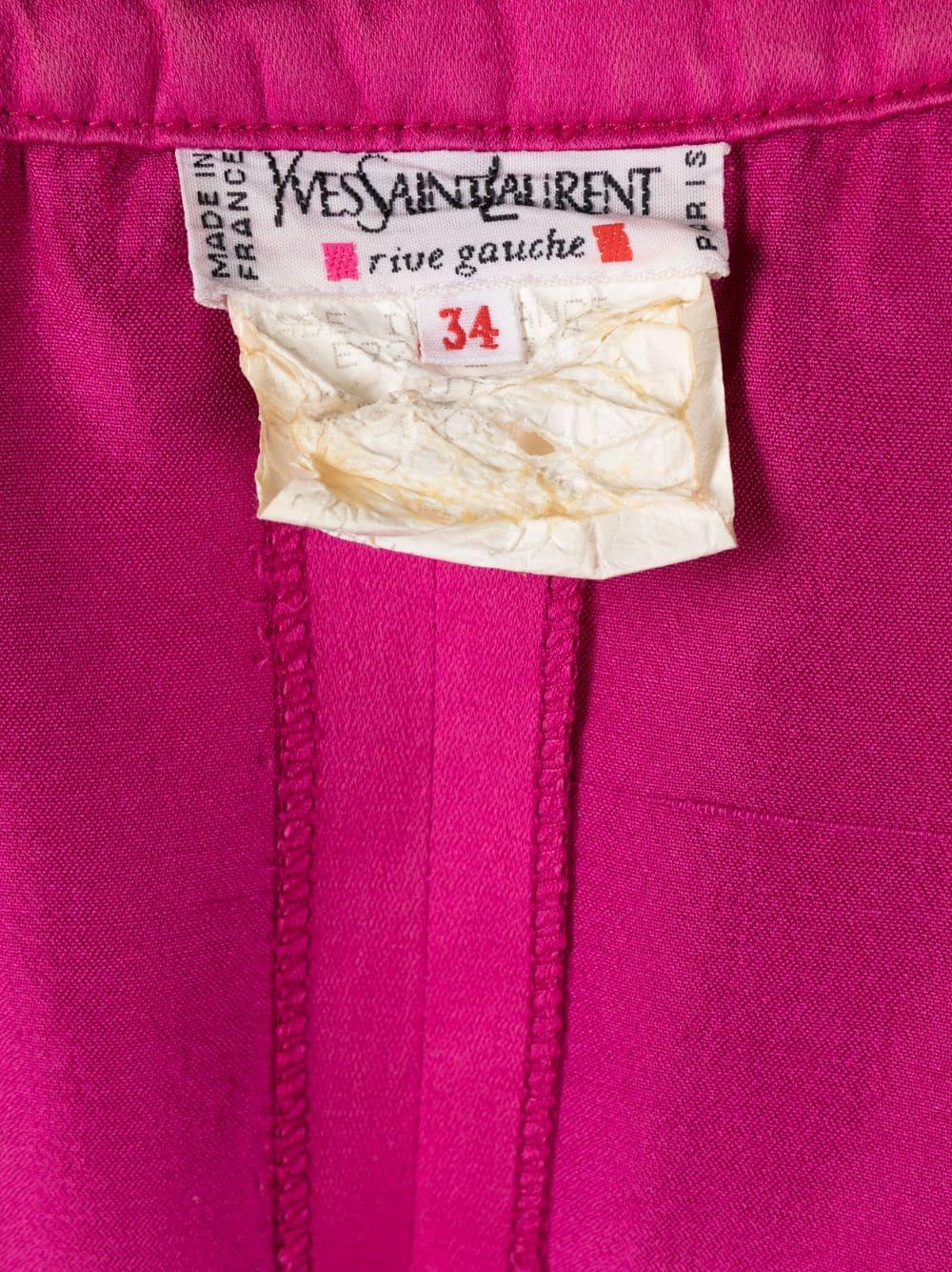 1992 Catwalk  Yves Saint Laurent YSL Rosa Baumwoll-Minikleid aus Baumwolle im Angebot 2