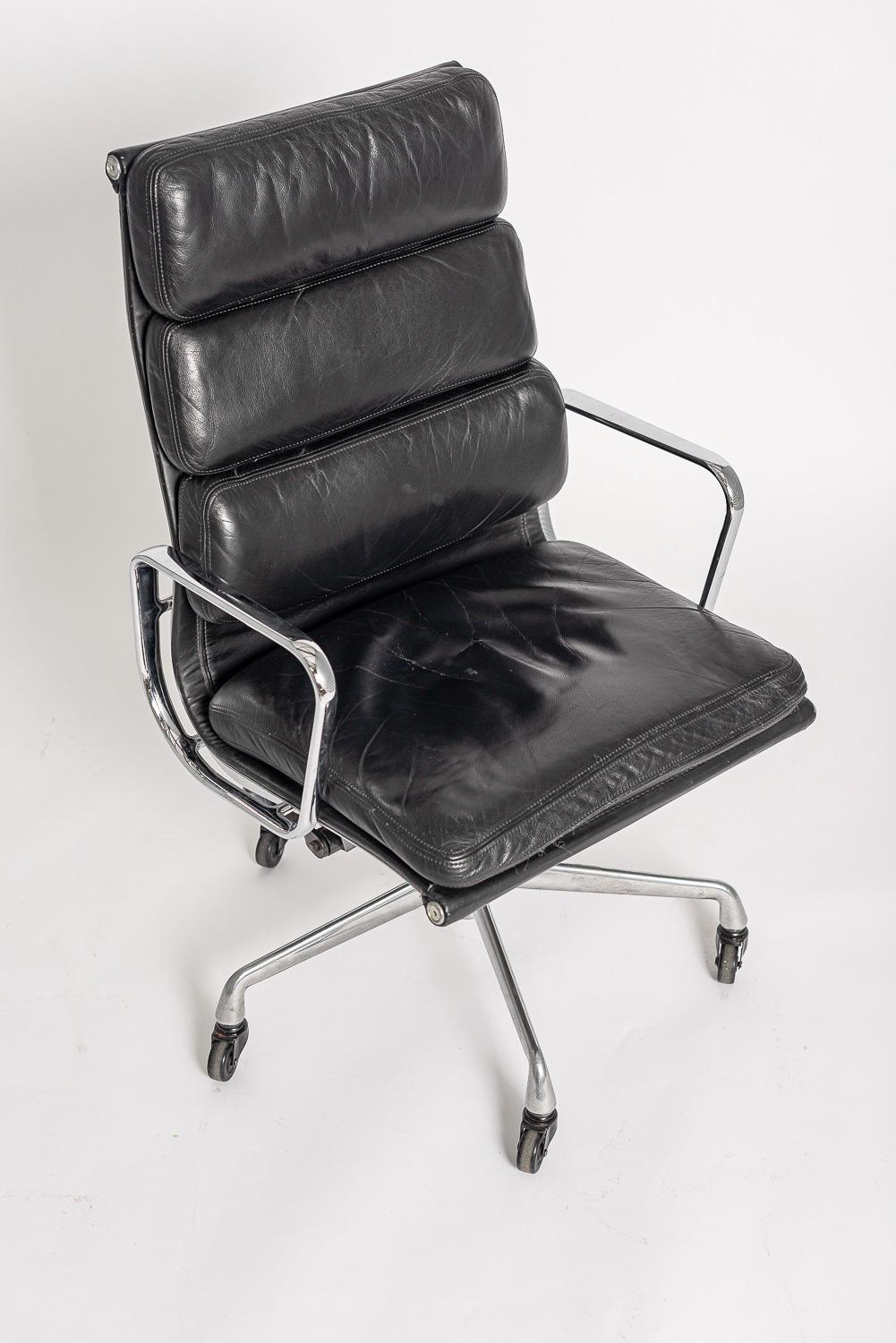 American 1992 Eames for Herman Miller Aluminum Group Soft Pad Office Chair