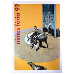 1992 Francis Bacon - Feria de Nimes Original Vintage Poster