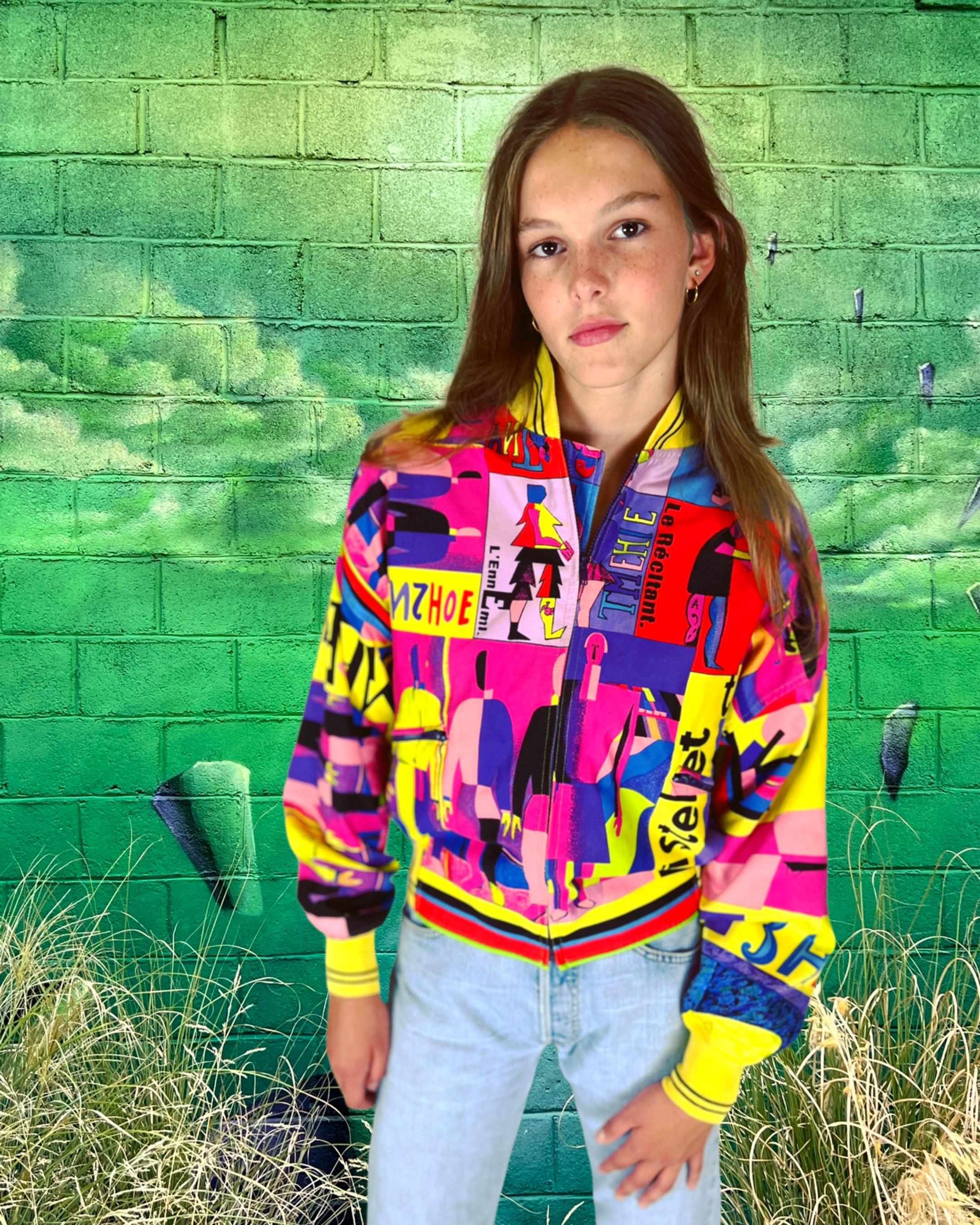 Veste bomber unisexe inspirée du film « Le Vénitier » de Gianni Versace, 1992 Bon état - En vente à CULEMBORG, GE