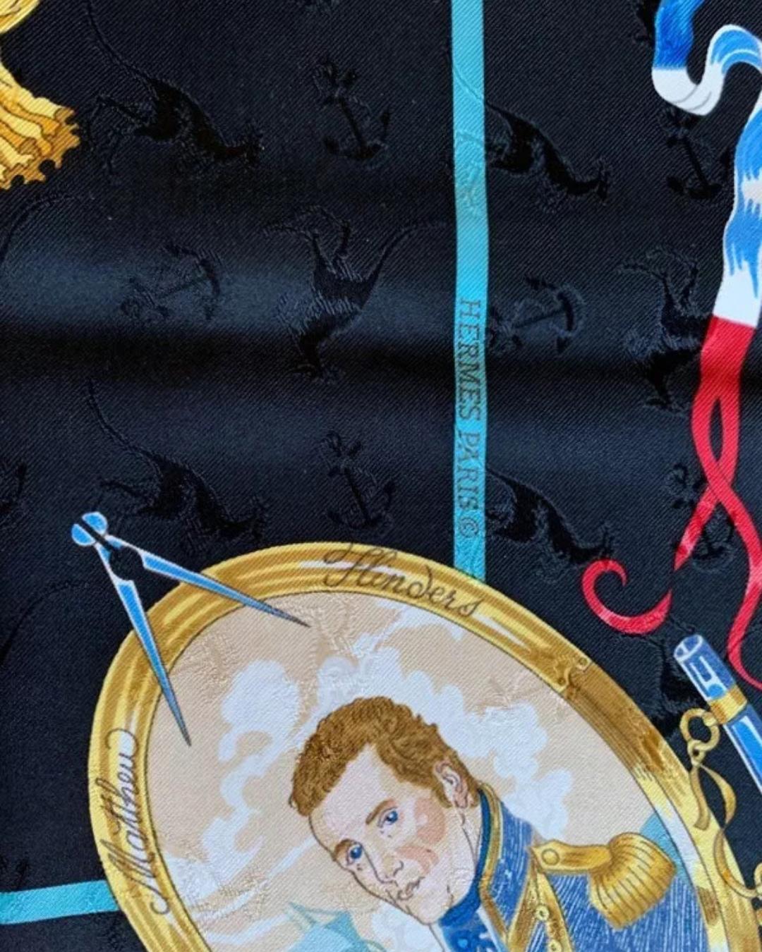 1992 Pañuelo Hermès Negro 