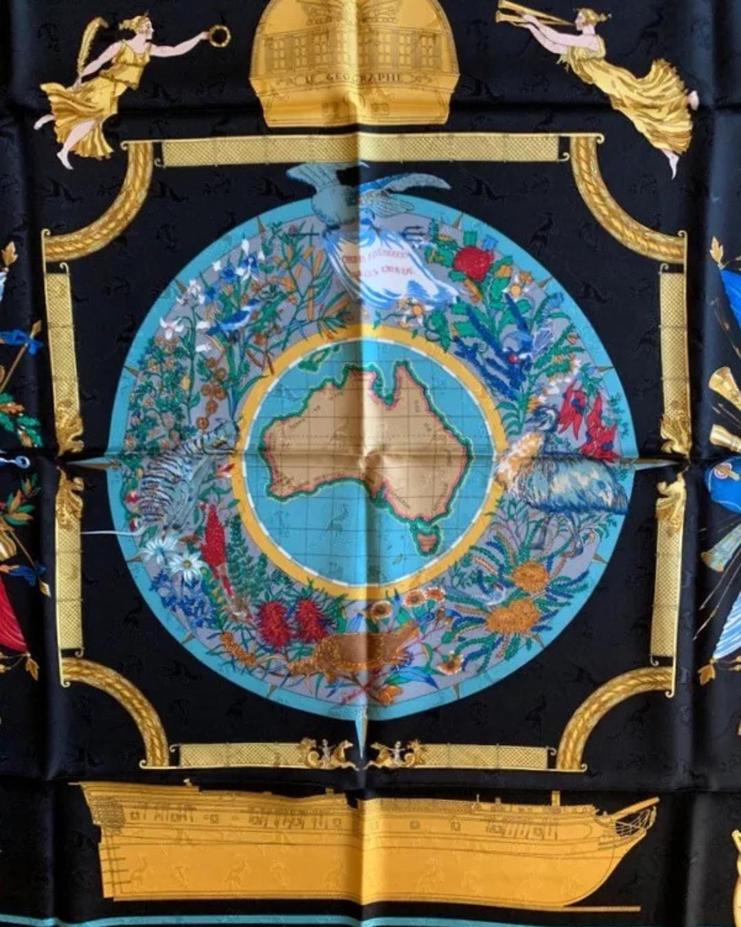 De las mujeres 1992 Pañuelo Hermès Negro 