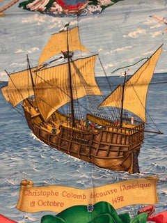 1992 Hermes "Christopher Columbus Decouvre l'Amerique" by Carl de Parceveaux