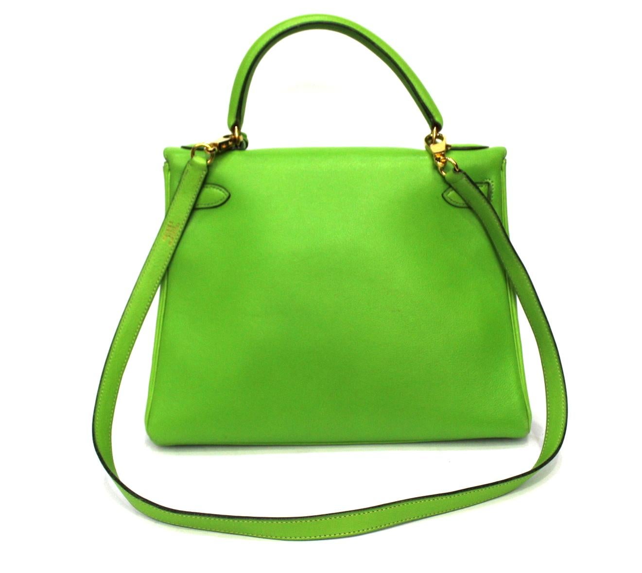 green hermes kelly