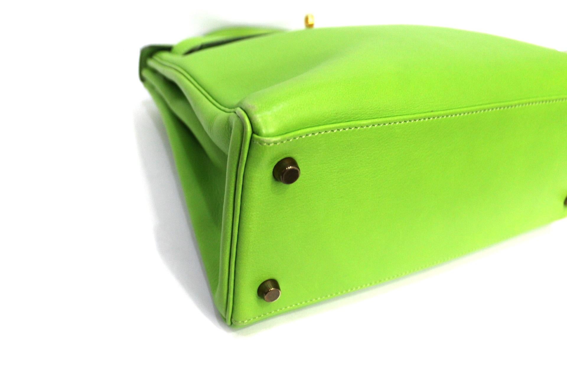 apple green handbag